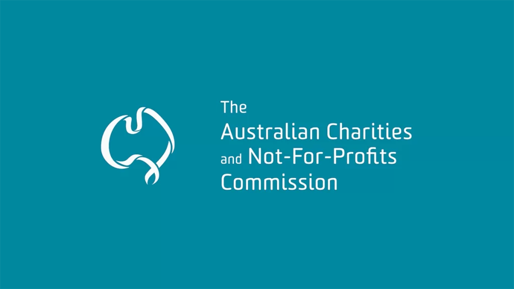 The Australian Charities and Not For Profits Commission logo.