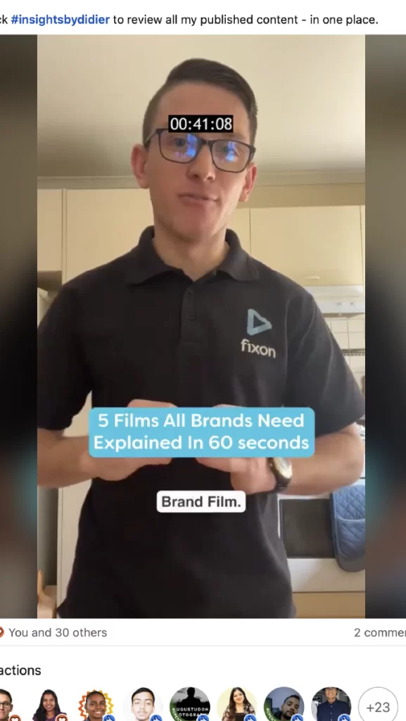 The cover image of the LinkedIn post "5 Films All Brands Need Explained In 60 Seconds".