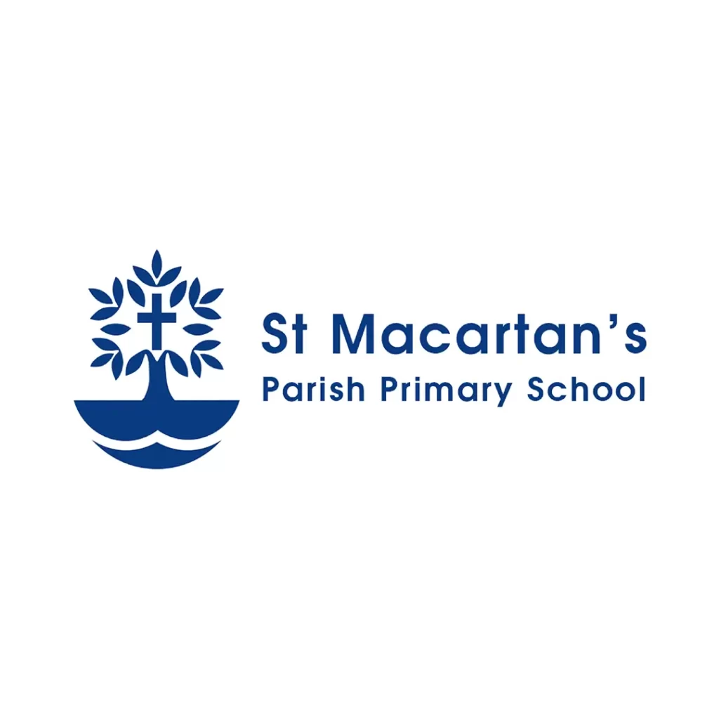 St Macarartan's Parish Primary School Logo.
